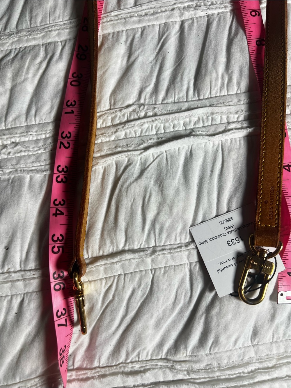 Louis Vuitton Monogram Crossbody in Brown with Tan Strap - Picture 5 of 9